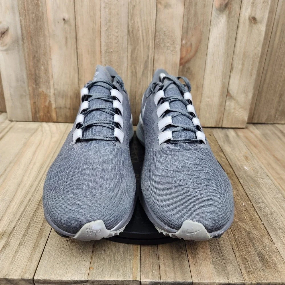 Nike Air Zoom Pegasus 37 Mens size 11.5 Grey White Running Shoes BQ9646-009